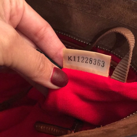 Dooney & Bourke Suede Shopper Bag - Picture 6 of 6